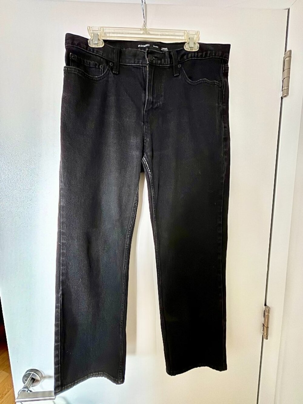 Old Navy Loose Loose Built-in Flex jeans in black, size 34x30